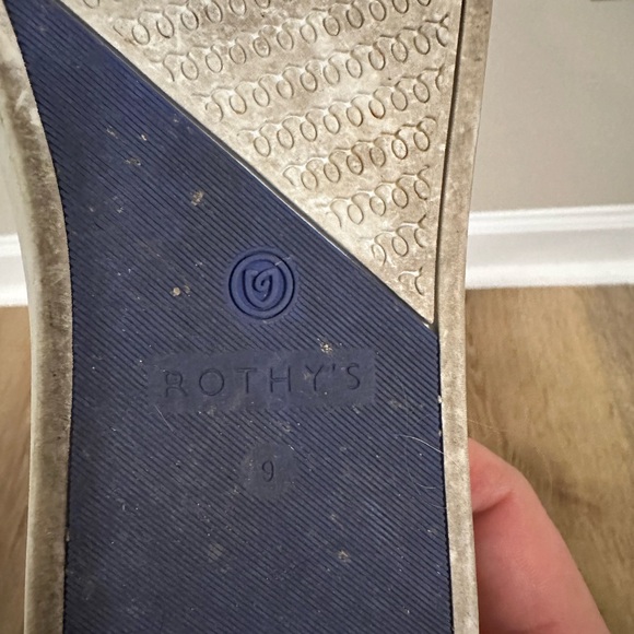 Rothy’s Ivory Knit Slip On Sneakers - Picture 3 of 3